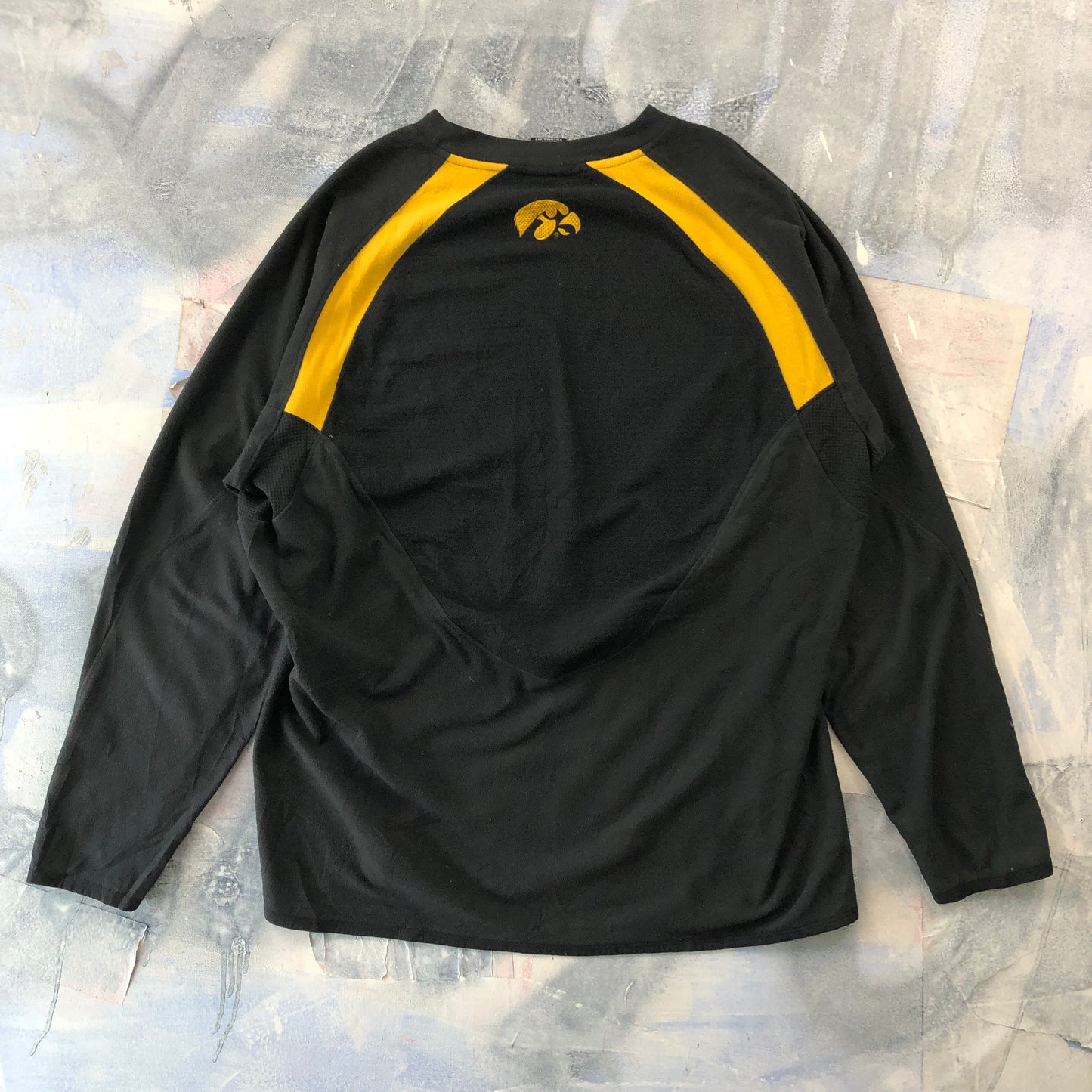 Vintage Nike Team Iowa Hawkeyes Therma Fit Fleece Sweatshirt L