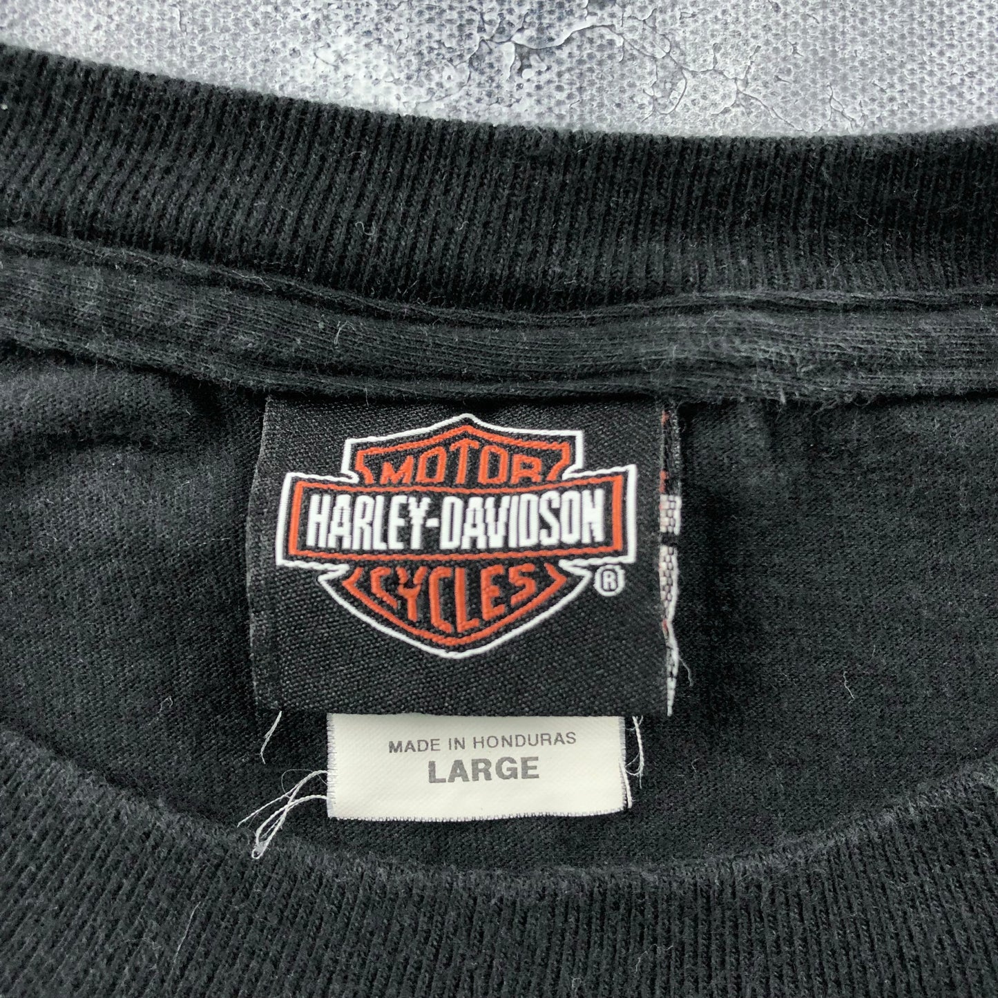 Harley Davidson Motorcycles Old Skool Panhead Bourbon Street New Orleans T Shirt L