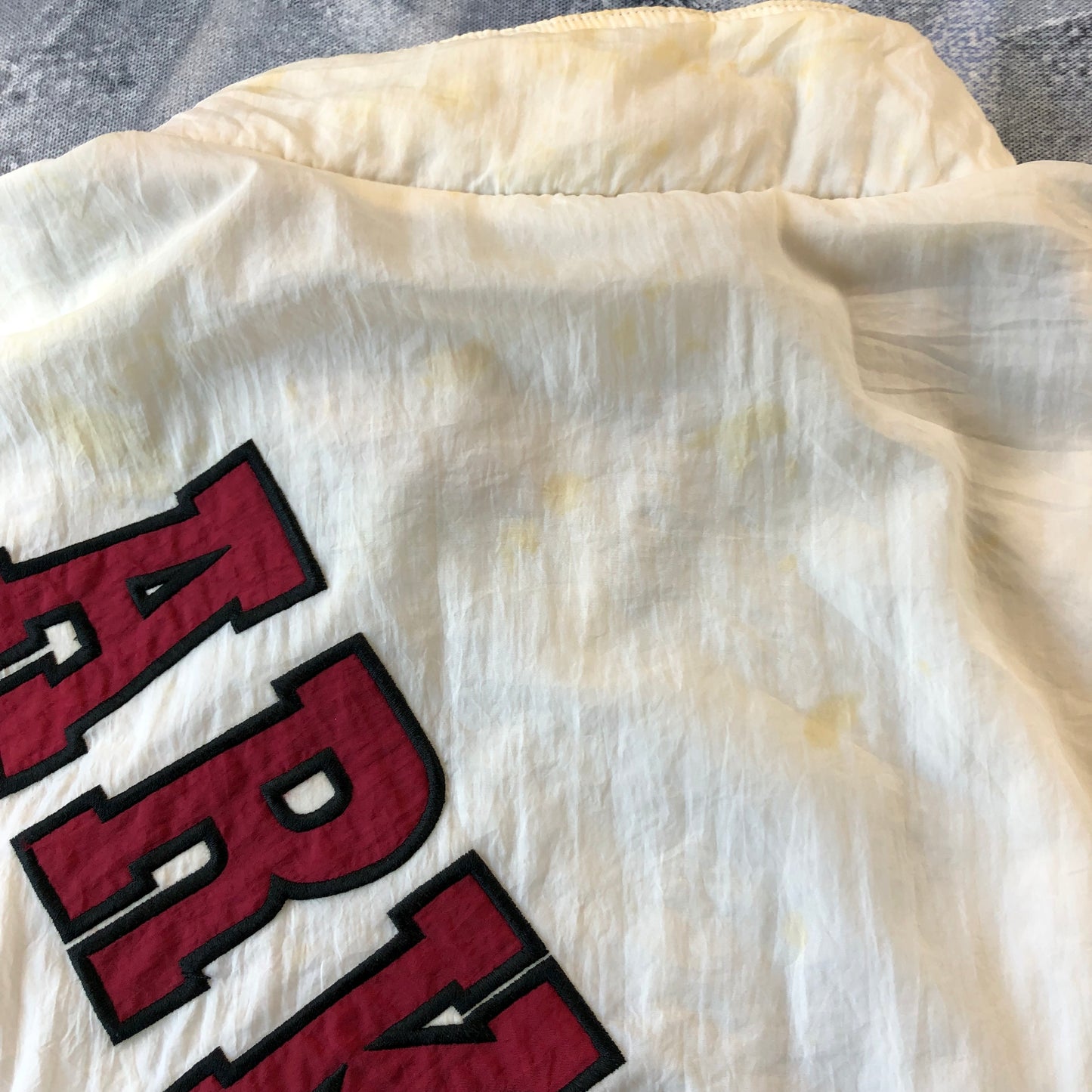 Vintage Apex One Arkansas Razorback USA Blanket Lined Windbreaker Zip Jacket XL