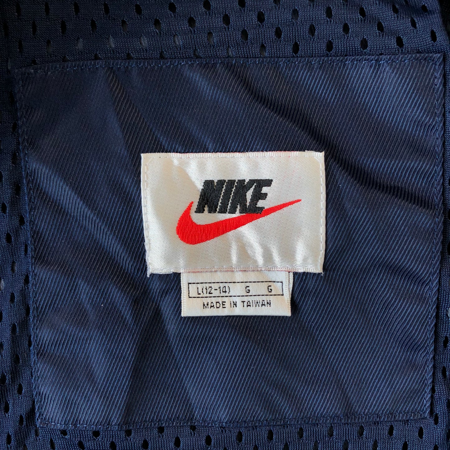 Vintage 90s Nike Mock Neck Full Zip Sport Jacket L