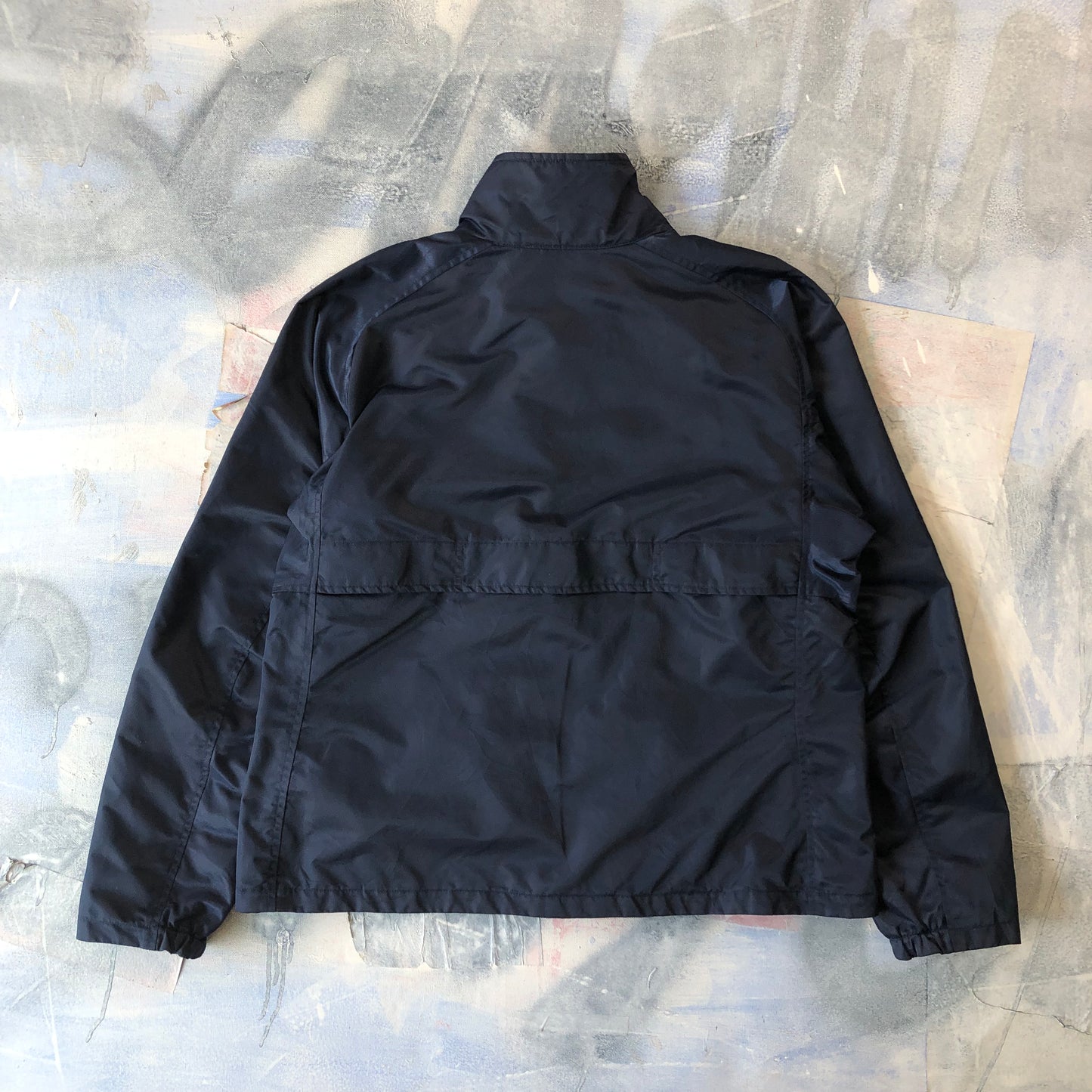 Vintage 90s Nike Mock Neck Full Zip Sport Jacket L