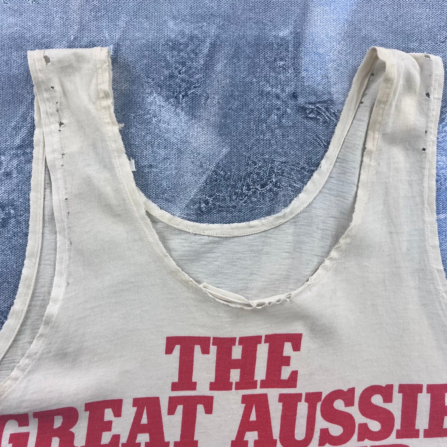 Vintage The Great Aussie Life Saver Single Stitch Tank Top S