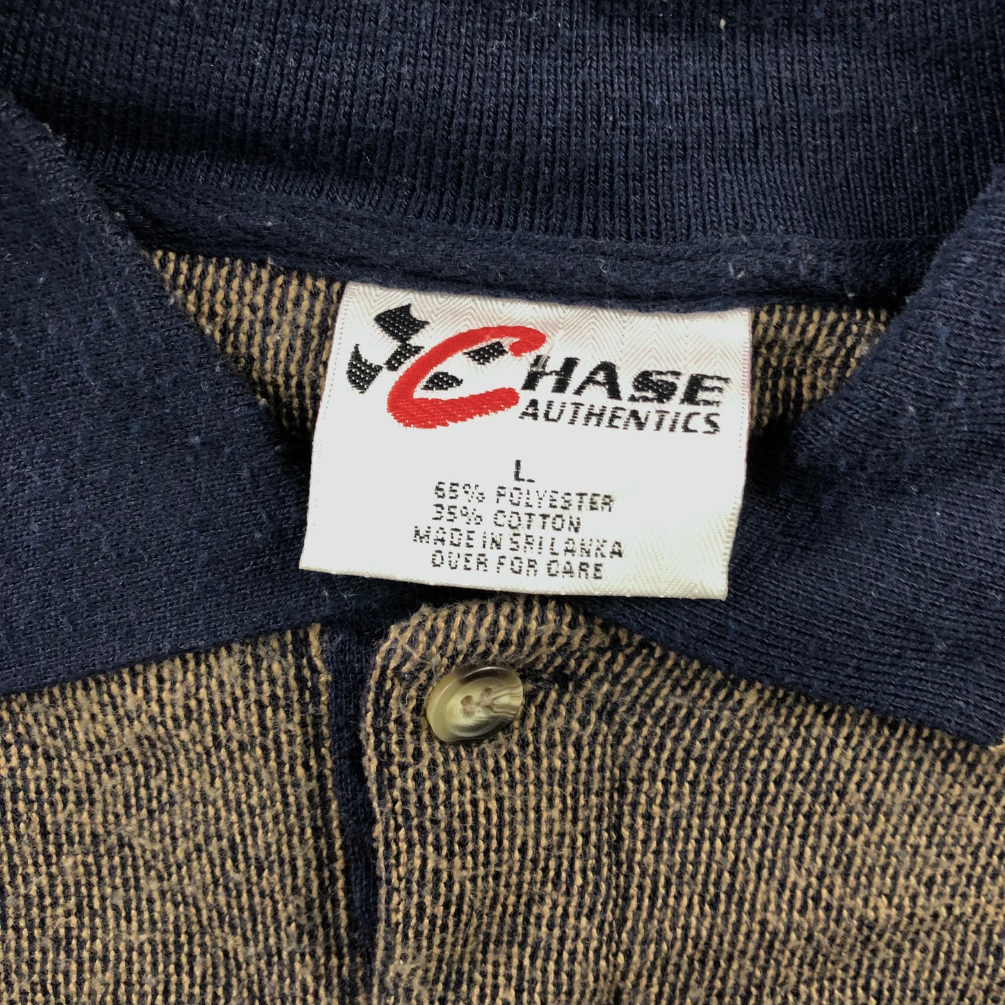 Dale Earnhardt Chase Authentics Polo Sweatshirt L