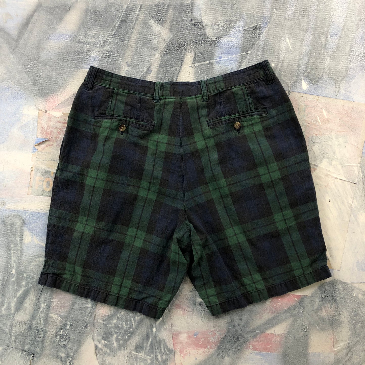 Vintage Tommy Hilfiger Casual Plaid Short W34
