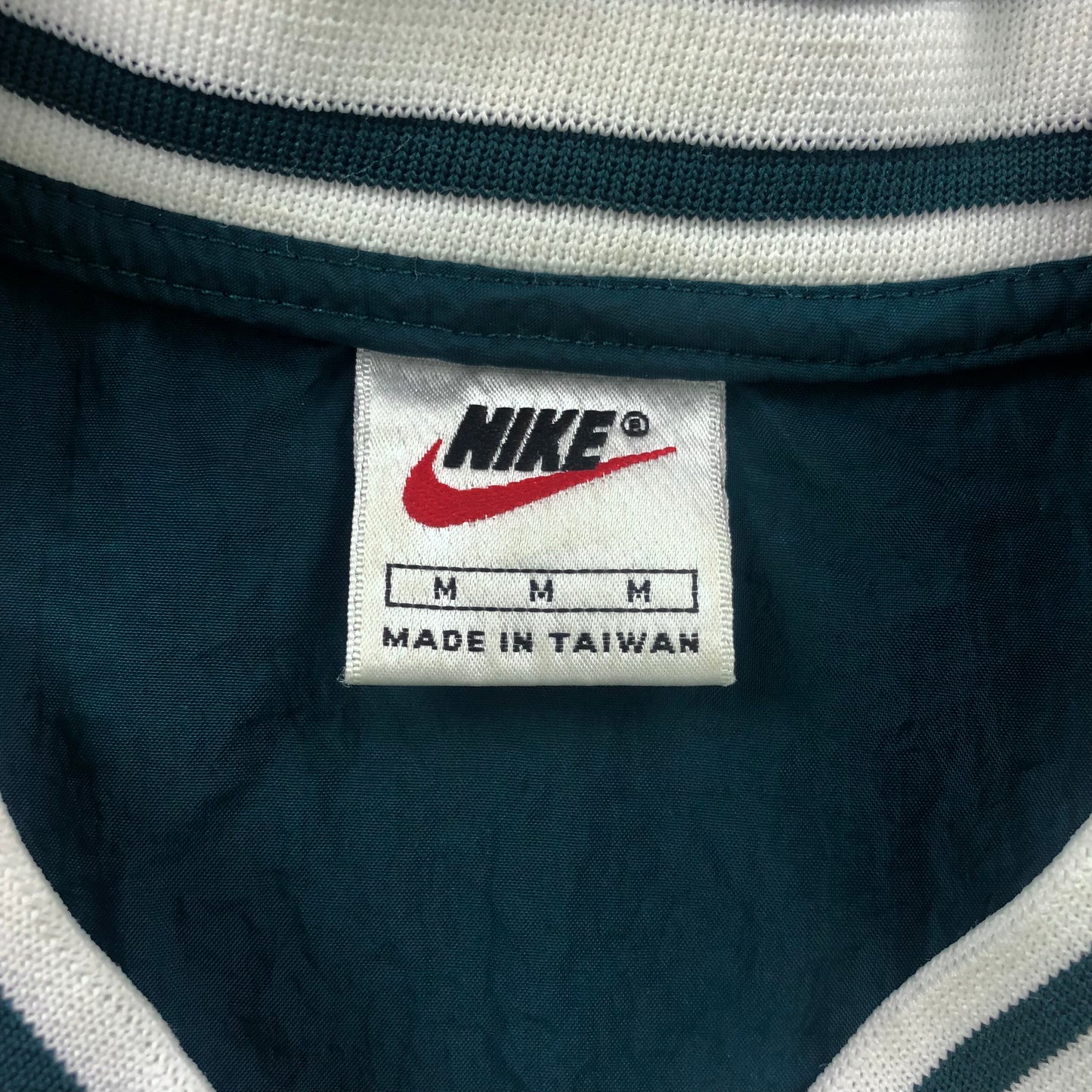 Vintage 90s Nike Swoosh Windbreaker Pullover Jacket M