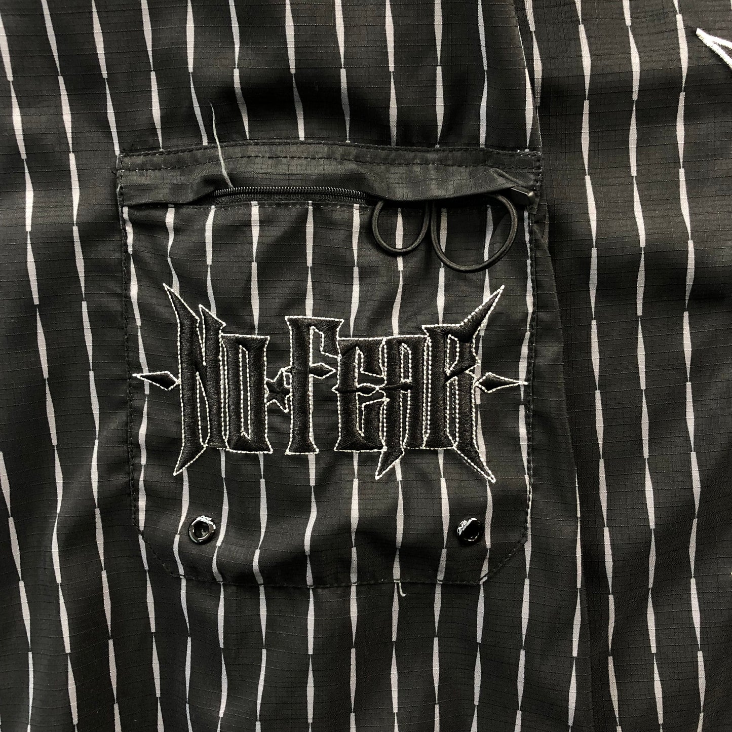 No Fear Pin Stripe Board Short W34