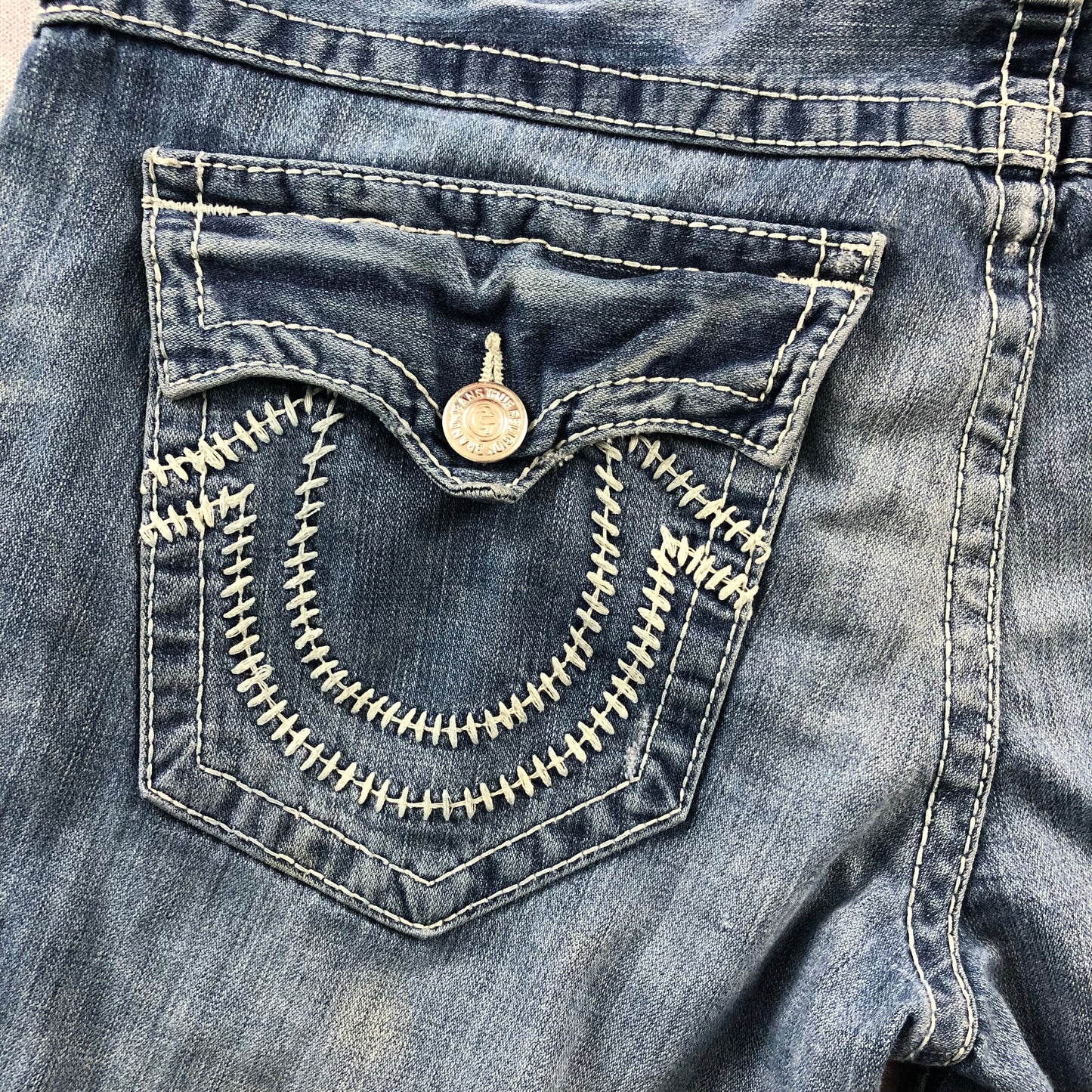 True Religion USA Billy Big T Flared Jean 38