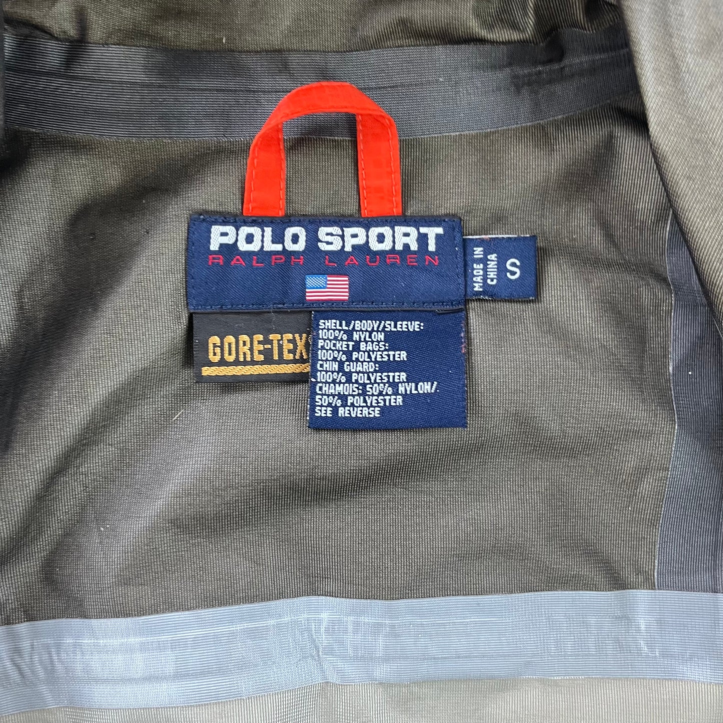 Polo Sport Ralph Lauren Goretex Hooded Zip Jacket S