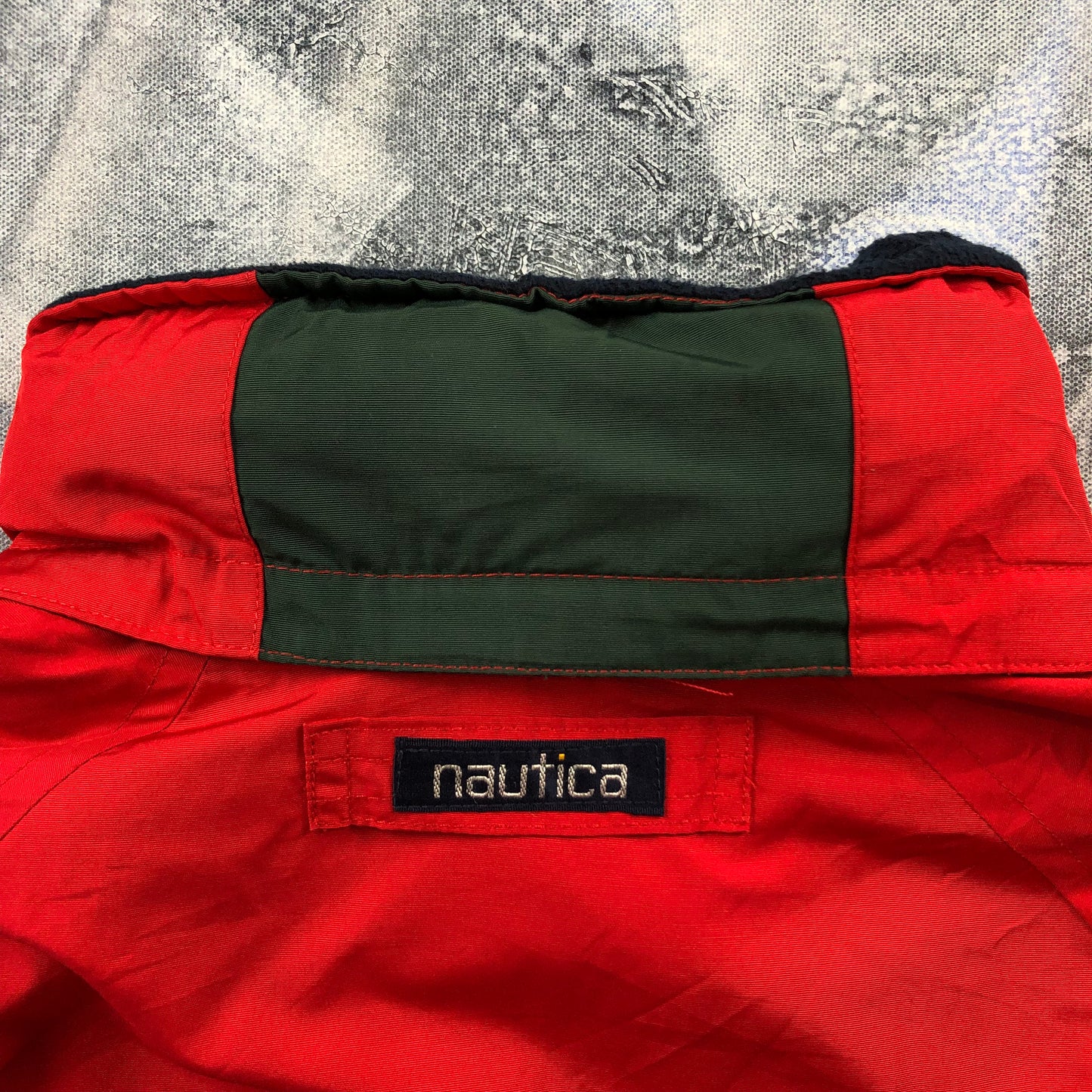 Vintage Nautica Team Nautica USA Fleece Lined Hooded Zip Jacket M