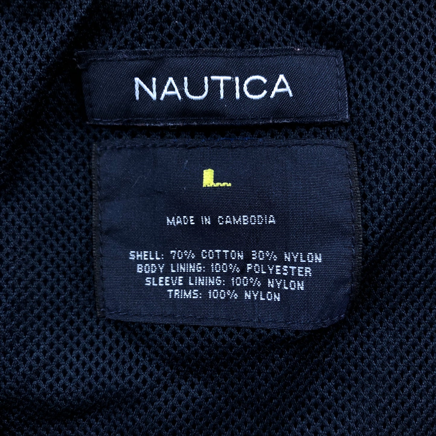Vintage Nautica Challenge Hooded Zip Jacket L