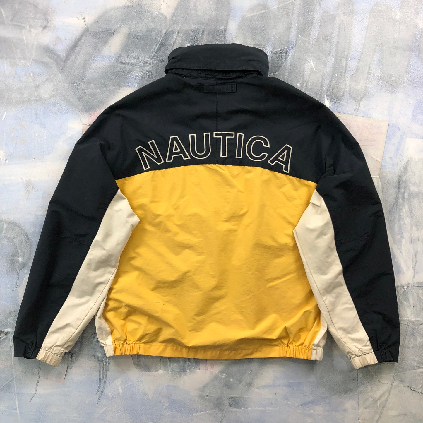 Vintage Nautica Challenge Hooded Zip Jacket L
