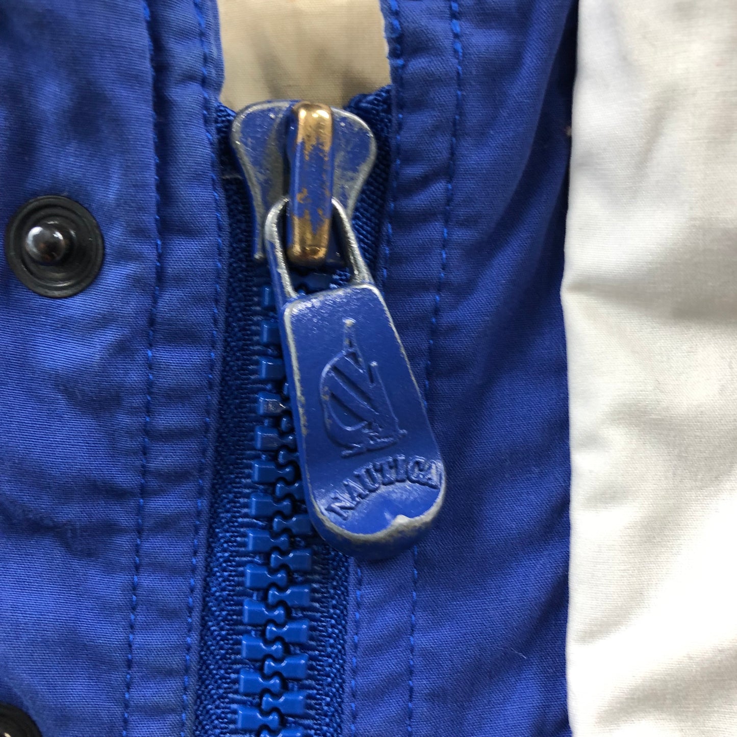 Vintage Nautica Sailing Hooded Zip Jacket M