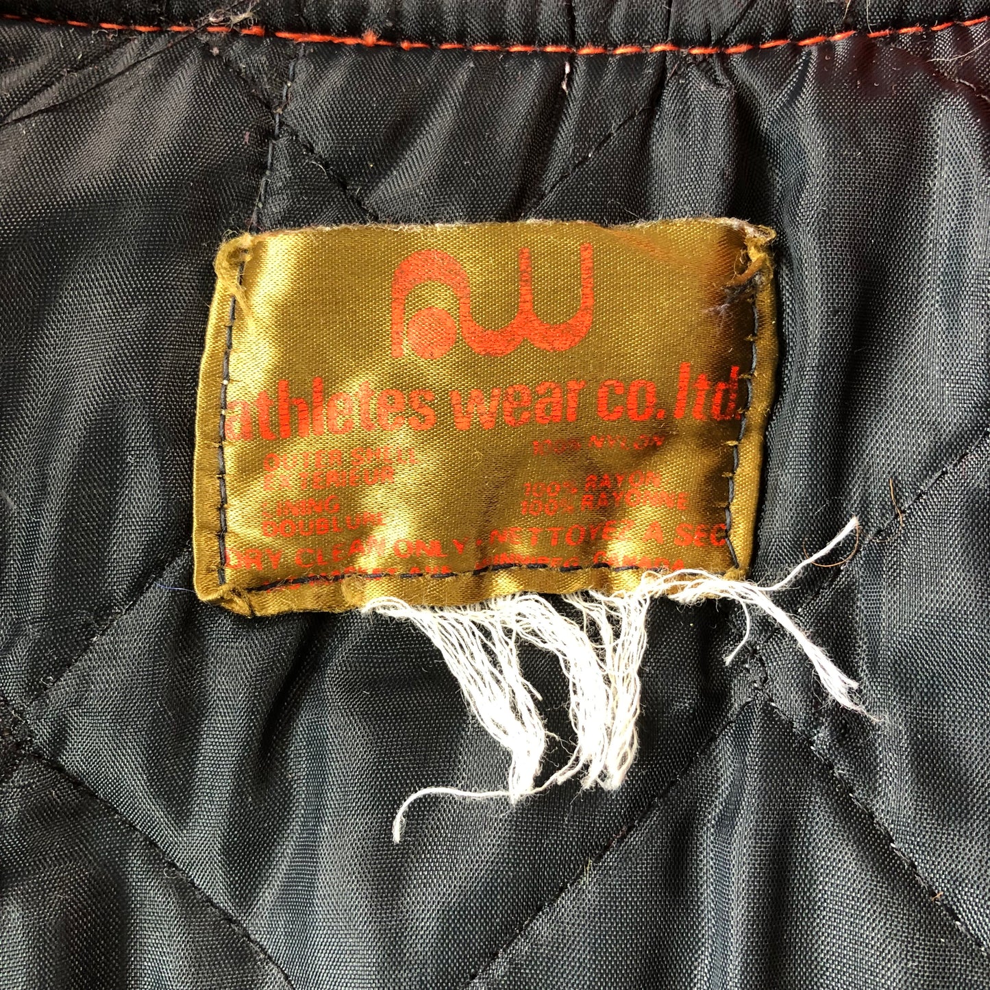 Vintage Vette City Mohawks Varsity Quilted Button Jacket L