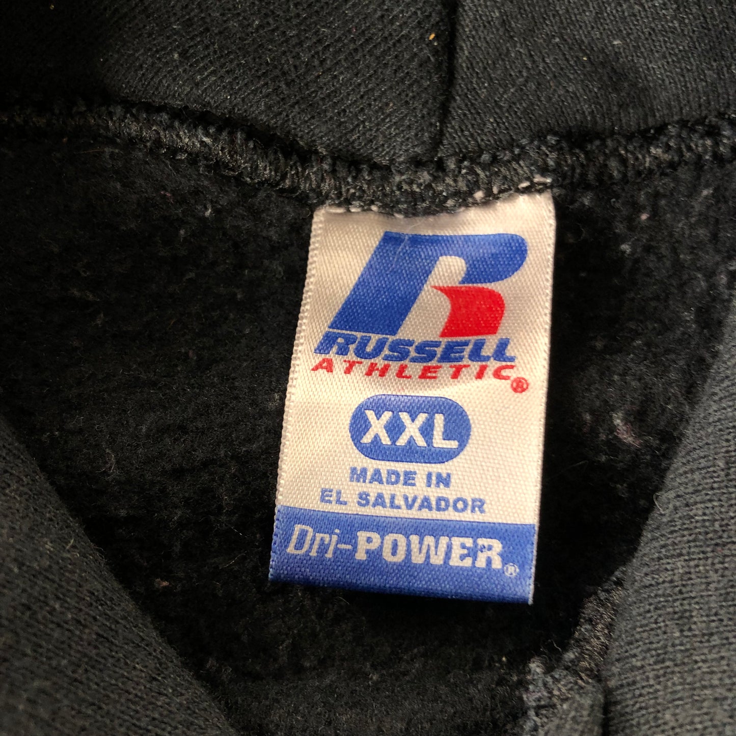 Vintage Russell Warriors Football Hoodie Sweatshirt XXL
