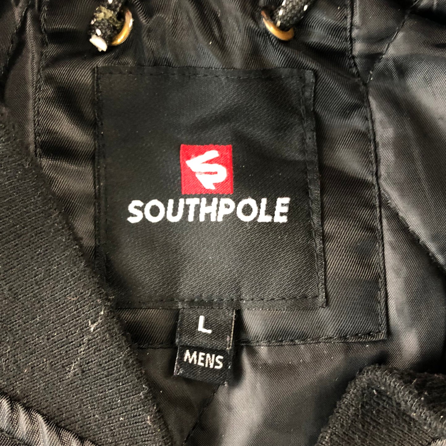 South Pole Satin Bomber Zip Jacket L