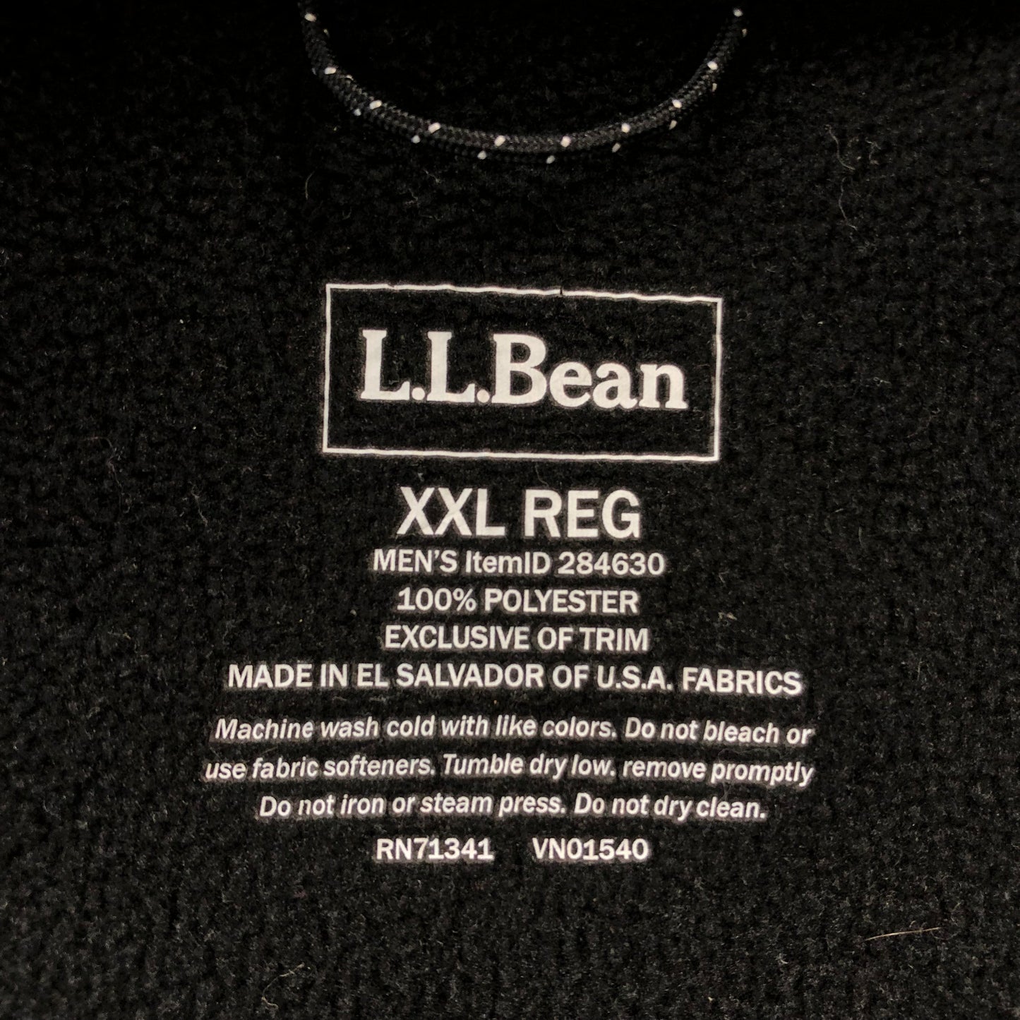L.L Bean Full Zip Fleece Sweatshirt XXL