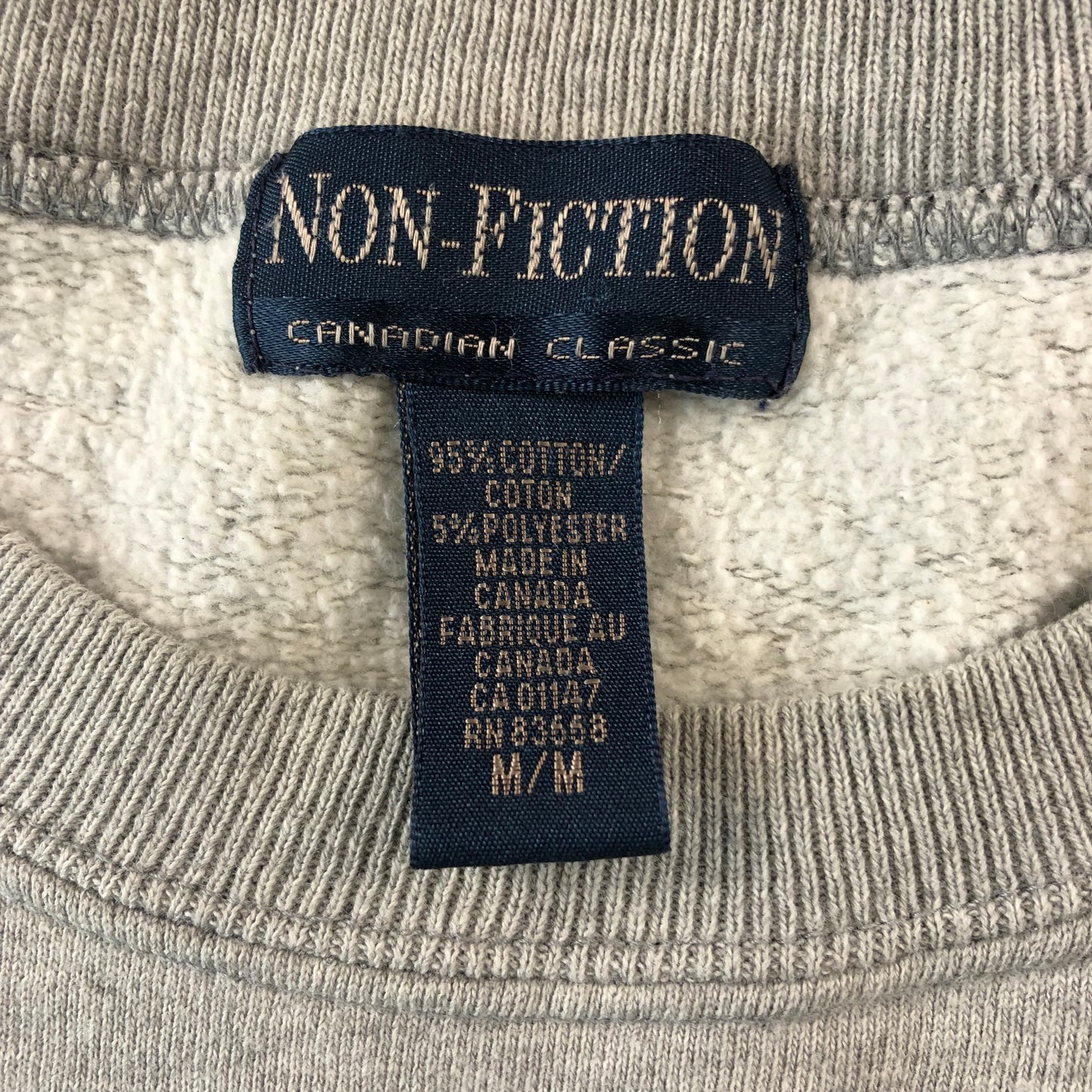 The Vancouver Sun Non Fiction Crewneck Sweatshirt M