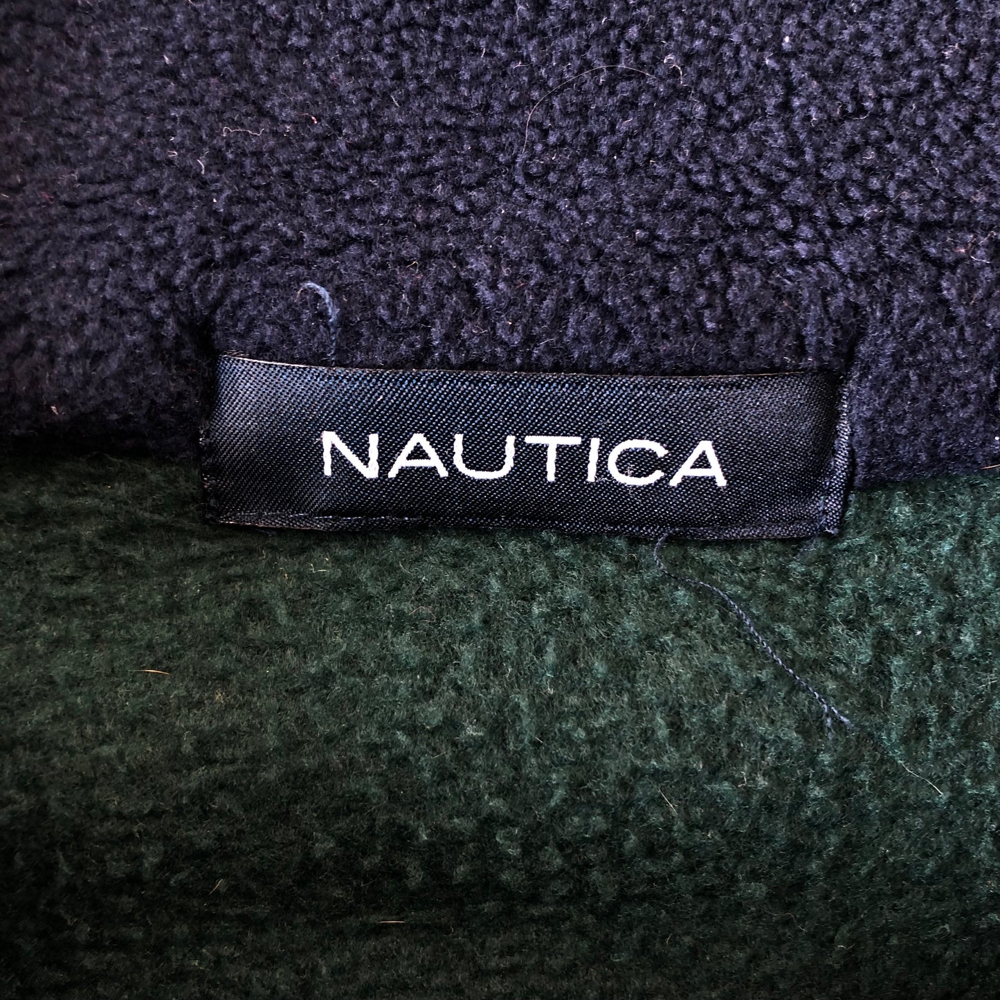 Vintage Nautica Quarter Zip Tech Fleece Sweatshirt XL