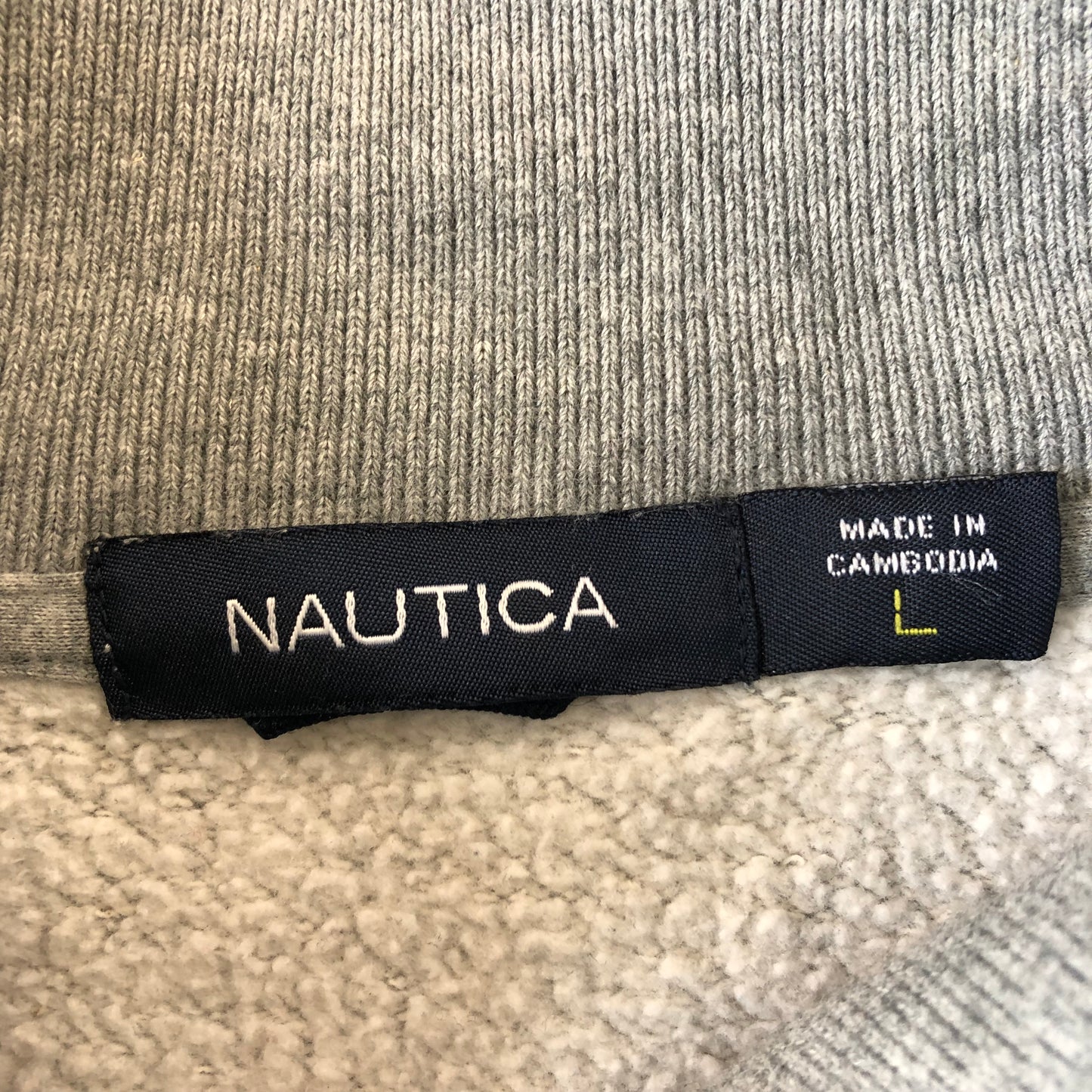 Vintage Nautica Quarter Zip Sweatshirt L