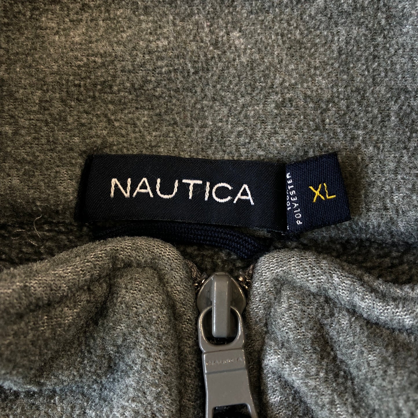 Vintage Quarter Zip Fleece Sweatshirt XL