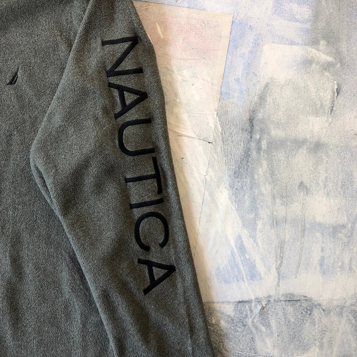Vintage Quarter Zip Fleece Sweatshirt XL