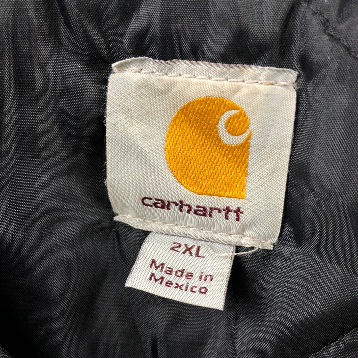 Vintage Carhartt C03 Quilted Lined Workwear Zip Jacket XXL