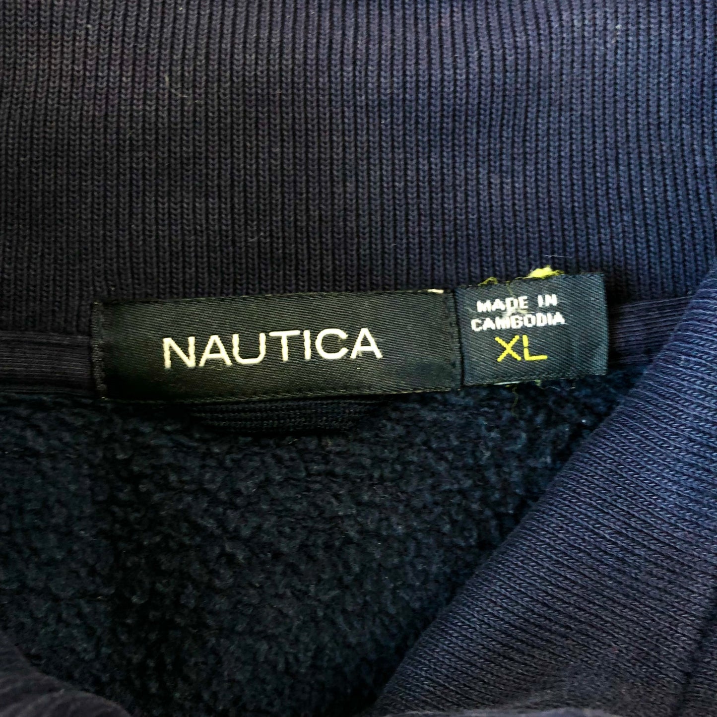 Vintage Nautica Quarter Zip Sweatshirt XL