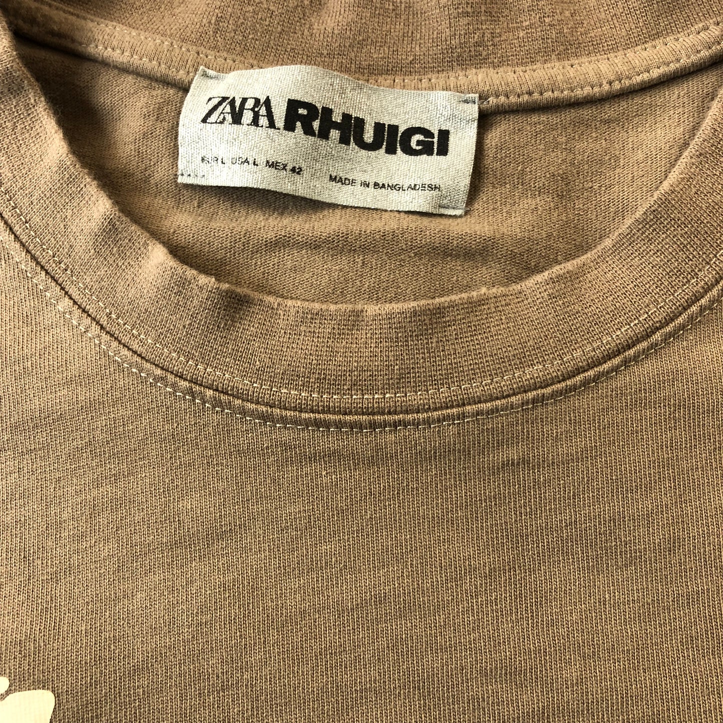 Rhude x Zara x Rhuigi Graphic T Shirt L