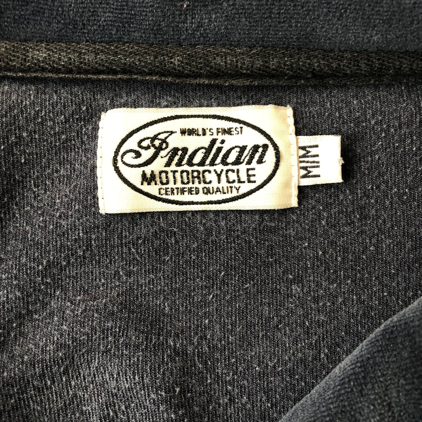 Worlds Finest Indian Motorcycles Camp Button Shirt M