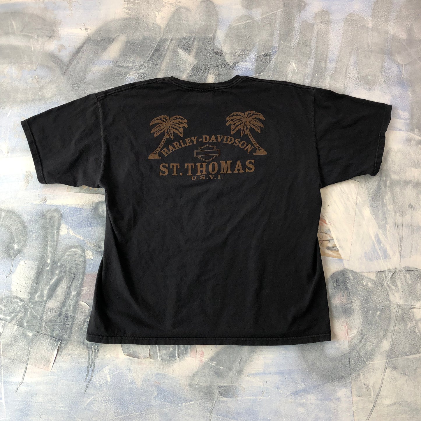 Vintage Harley Davidson St Thomas US Virgin Islands T Shirt XL