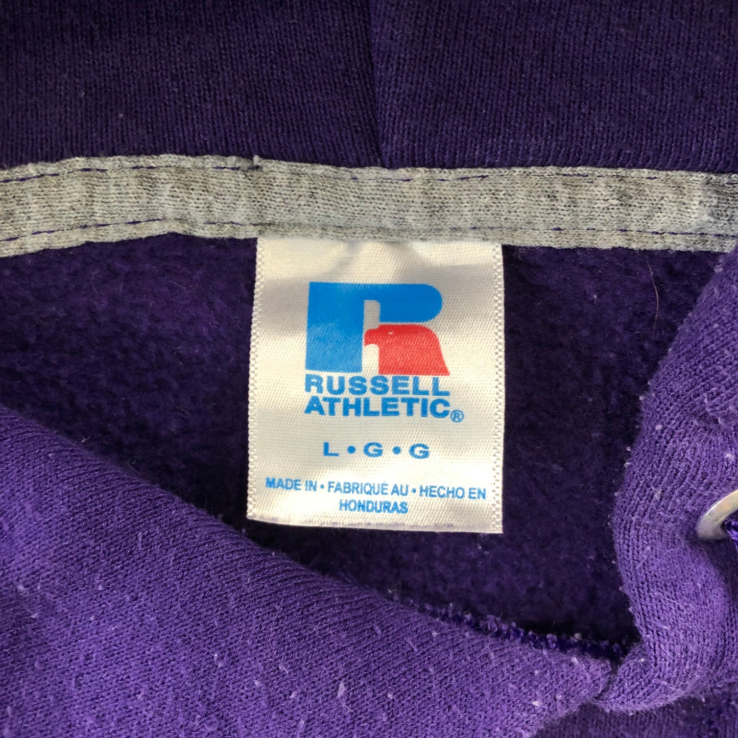 Lousiana State University Tigers Russell Hoodie Sweatshirt L