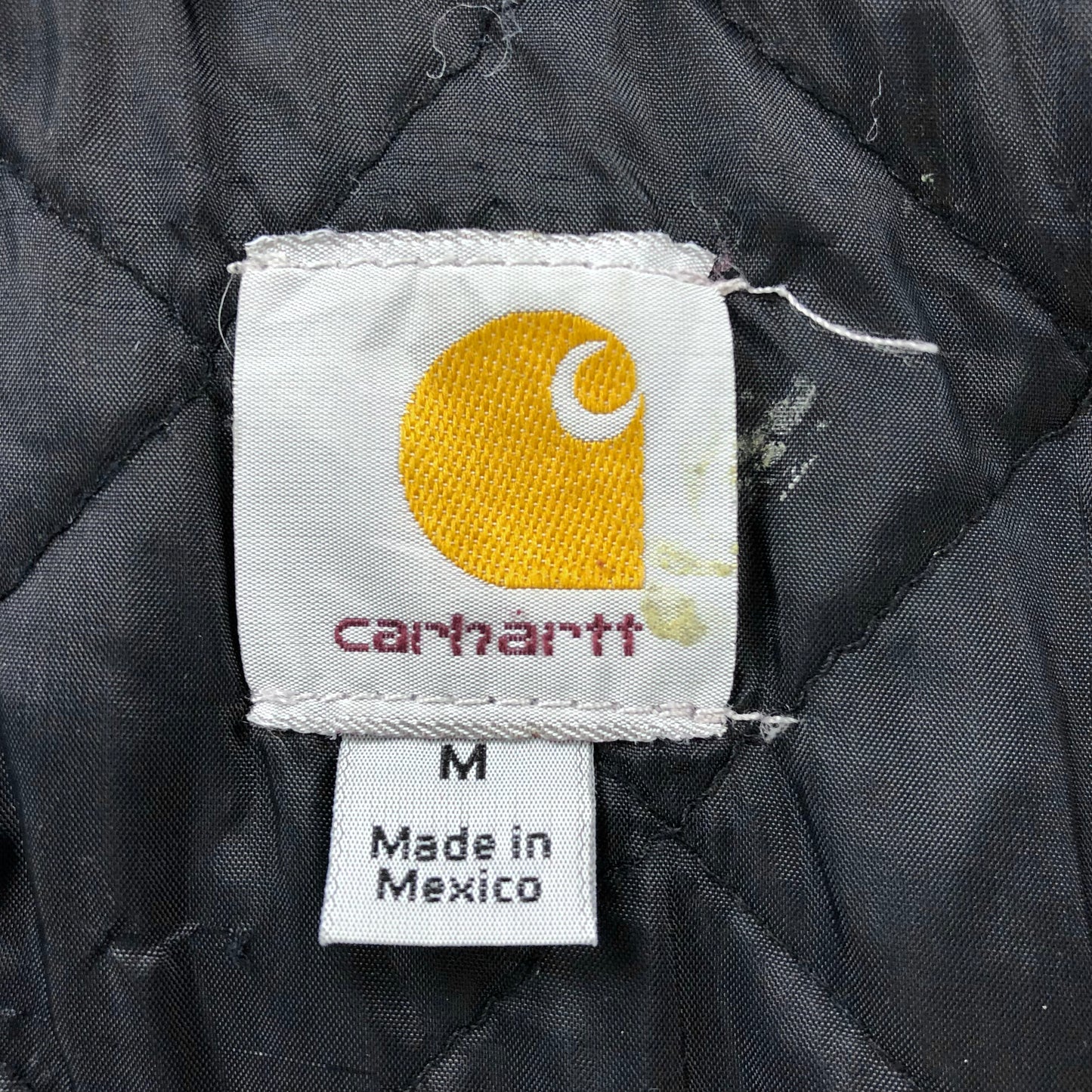 Carhartt J293 Quilted Lined Twill Workwear Zip Jacket M