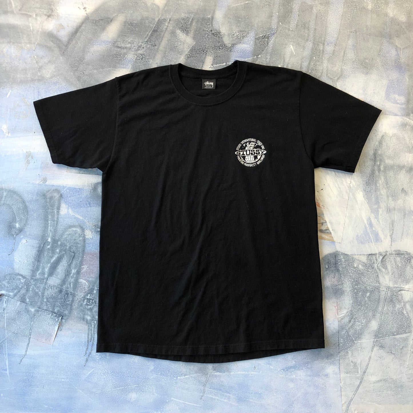 Stussy International Peace & Prosperity Worldwide T Shirt L