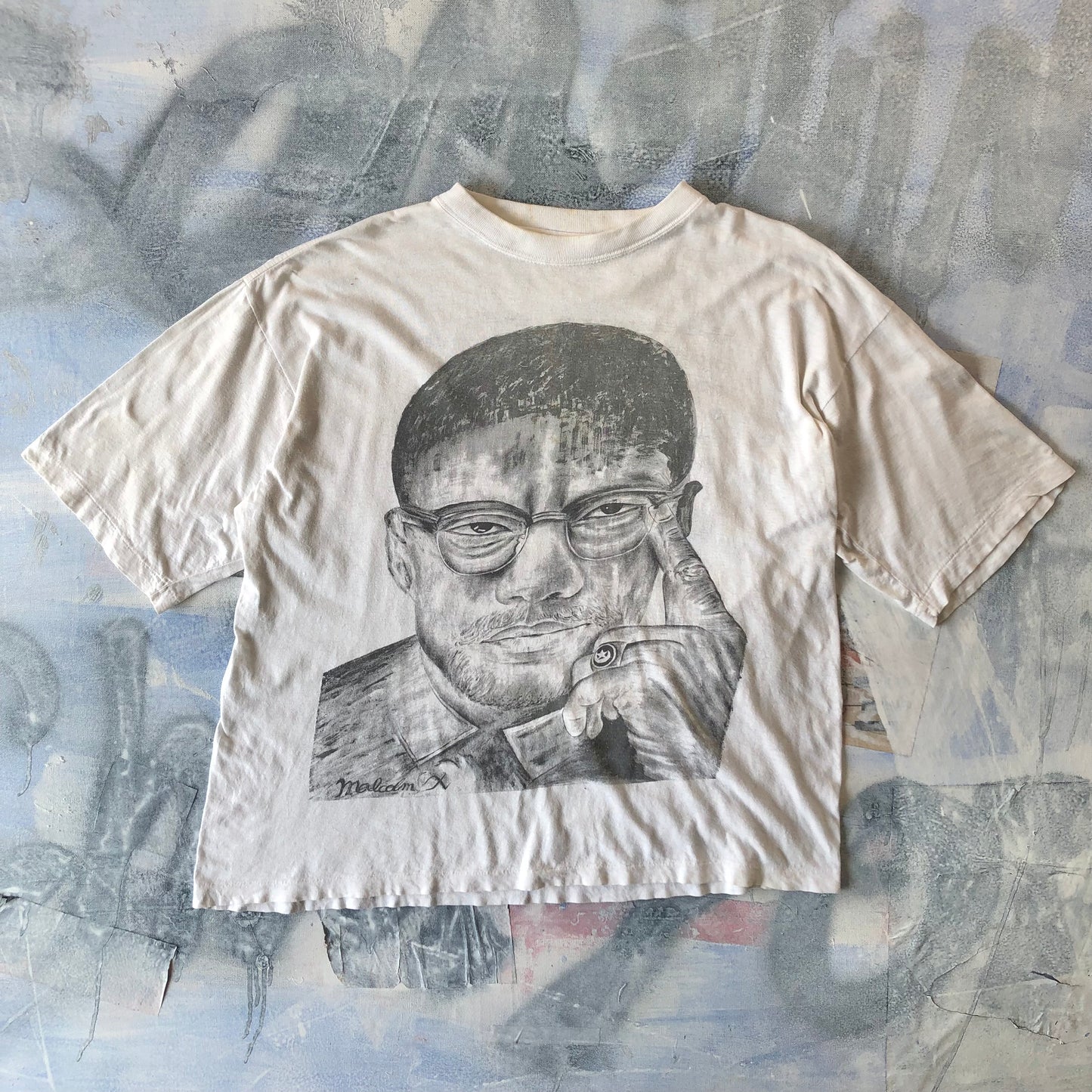 Vintage 90s Malcom X T Shirt L