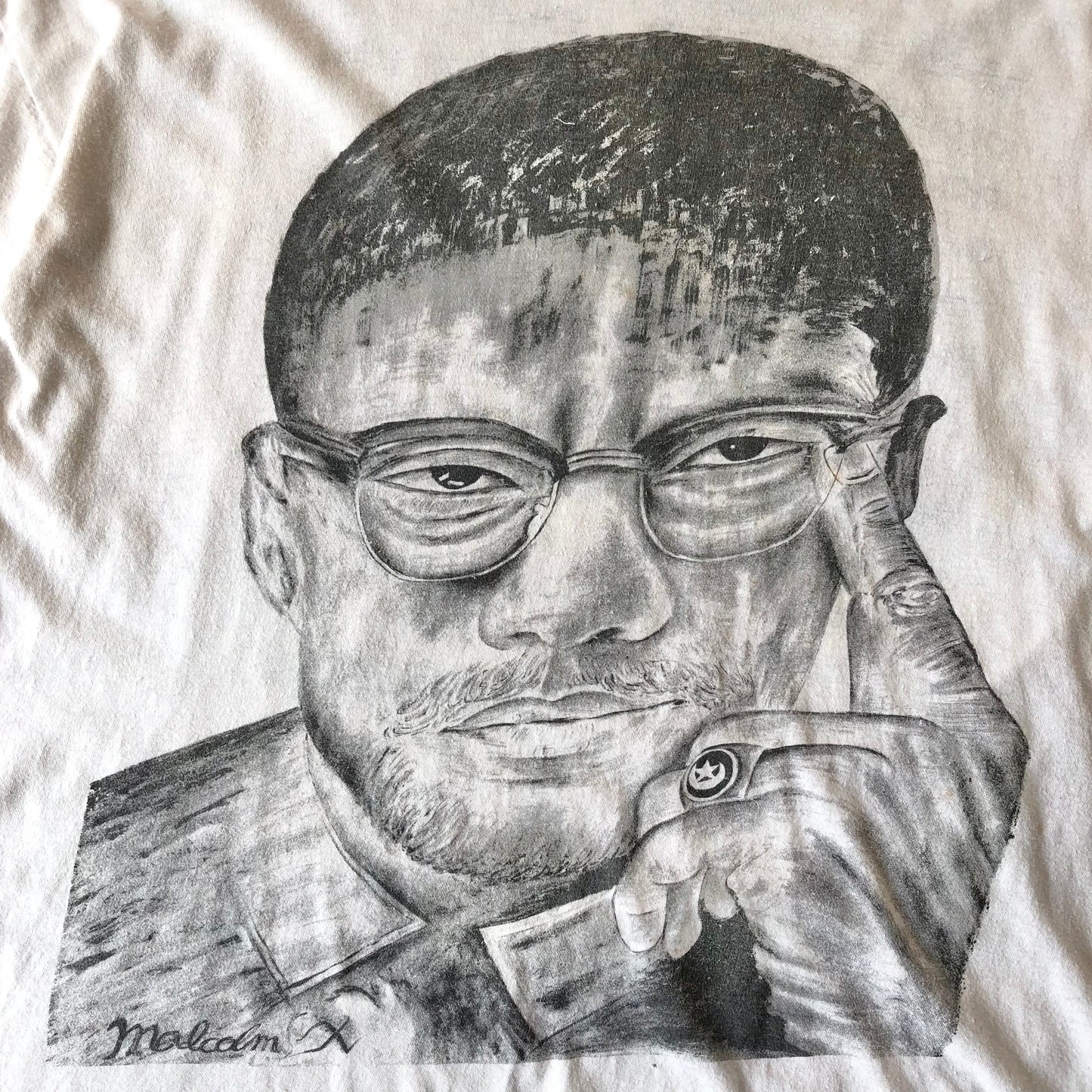 Vintage 90s Malcom X T Shirt L