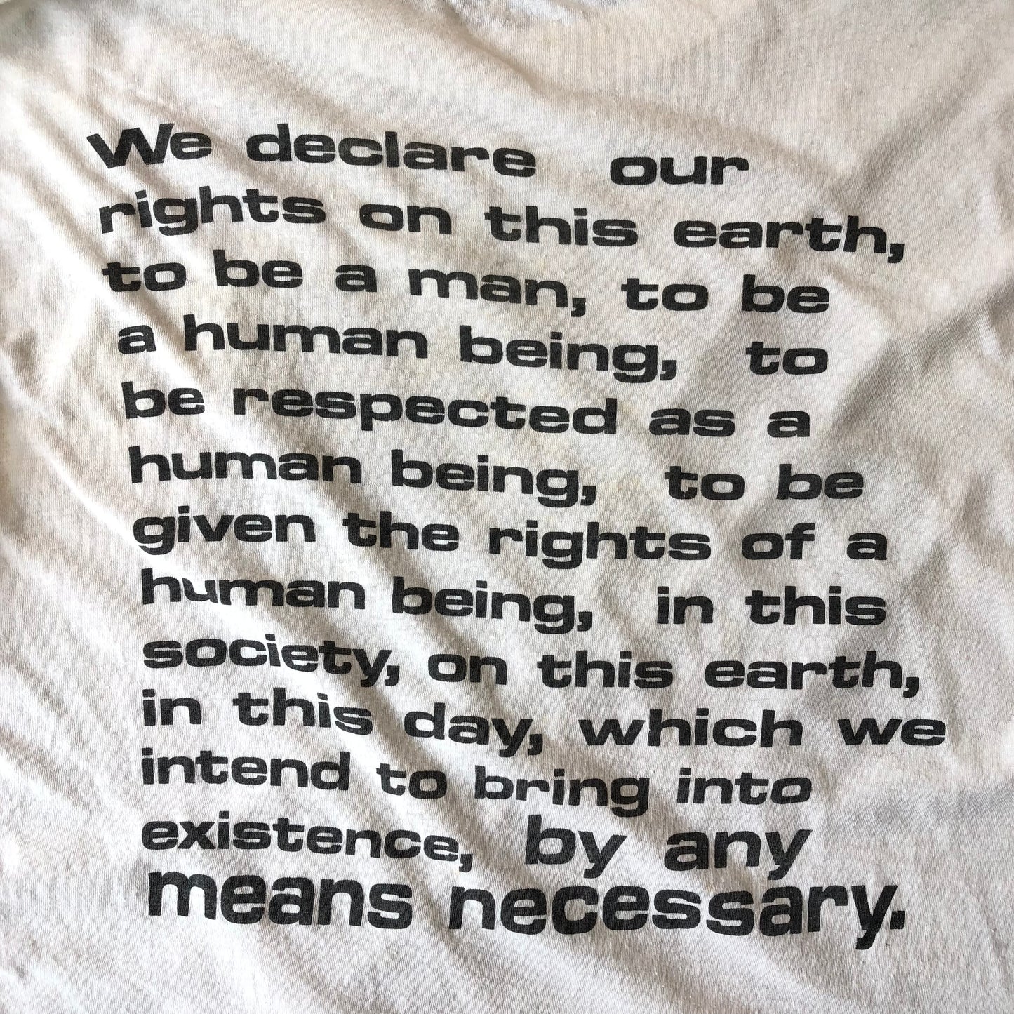 Vintage 90s Malcom X T Shirt L