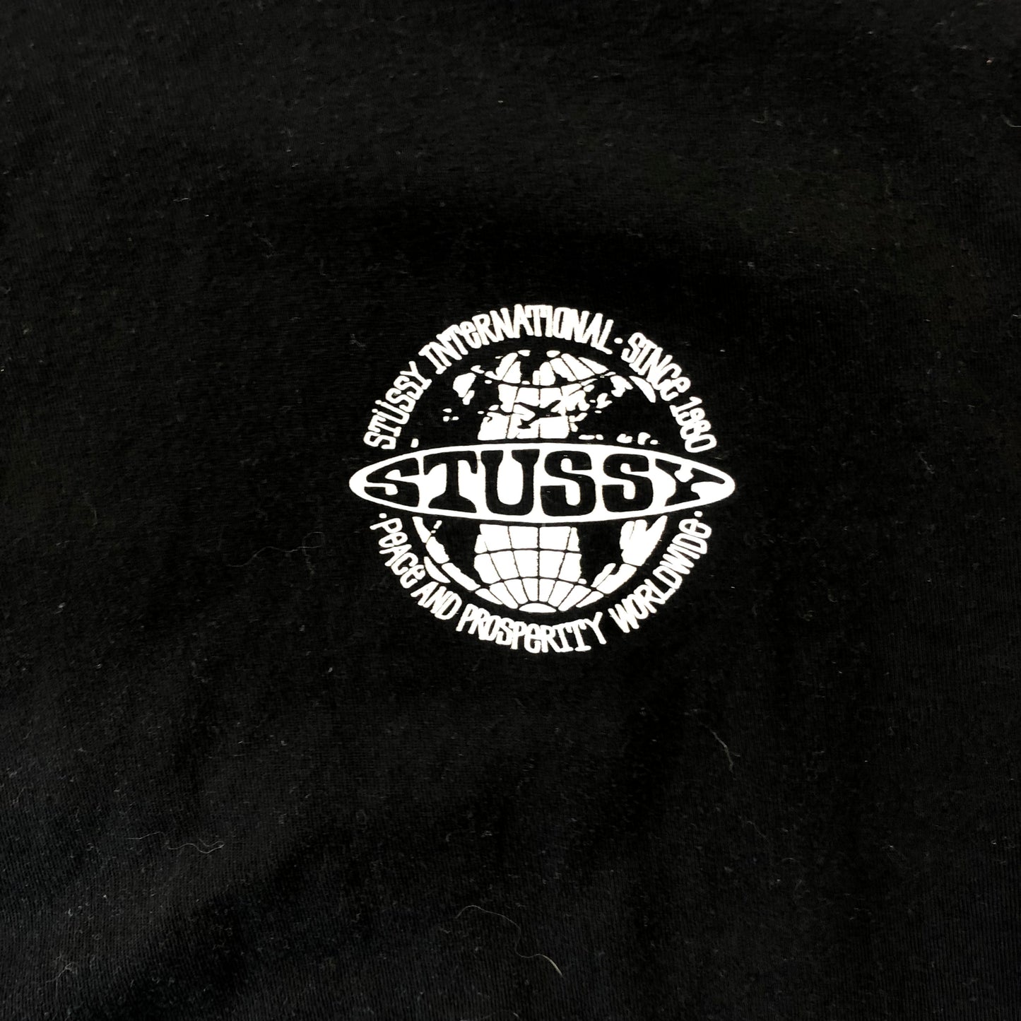 Stussy International Peace & Prosperity Worldwide T Shirt L