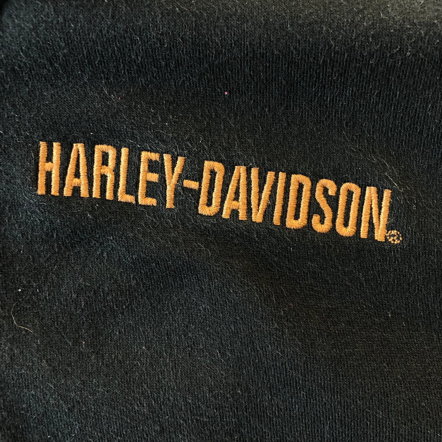 Harley Davidson Embroided Hooded Vest Zip Jacket XXXL