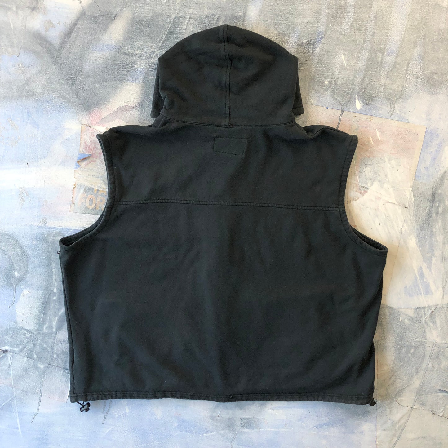 Harley Davidson Embroided Hooded Vest Zip Jacket XXXL