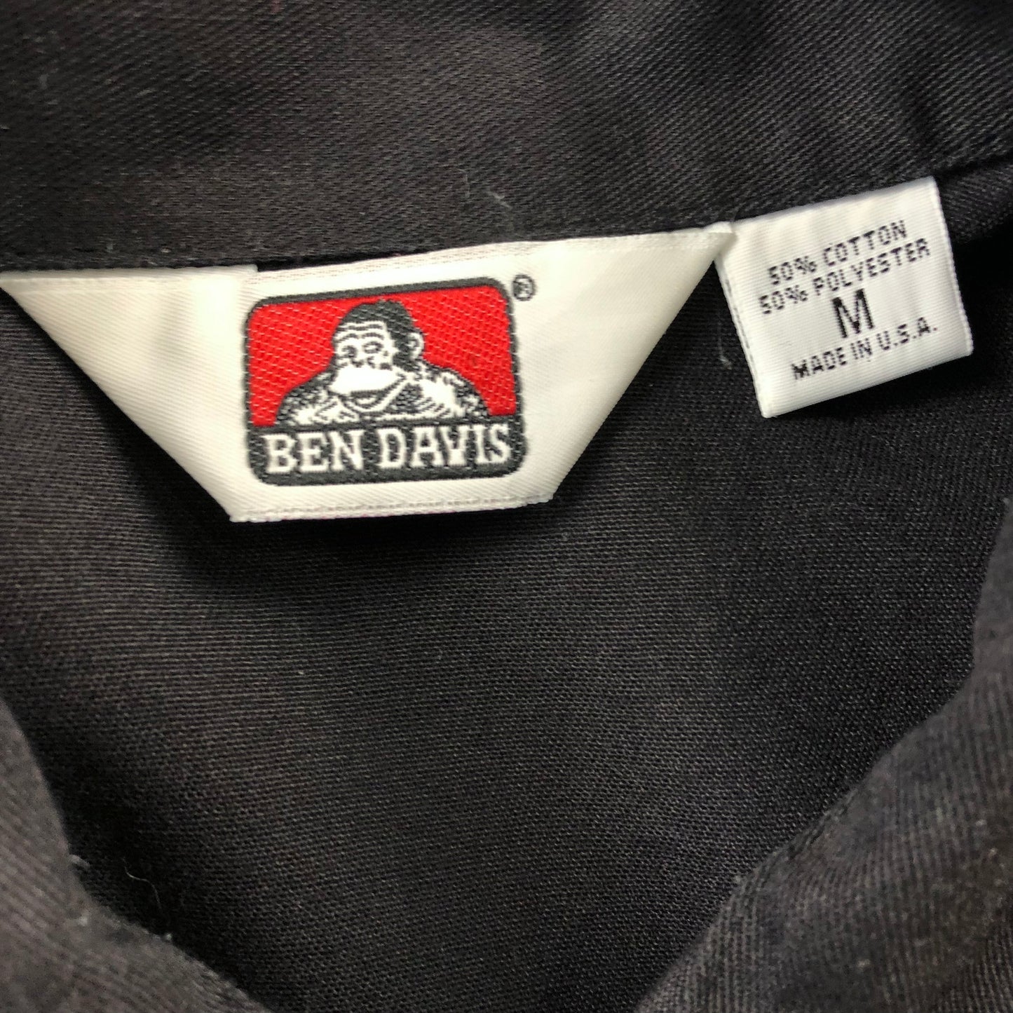 Vintage USA Ben Davis Workwear Quarter Zip Shirt M