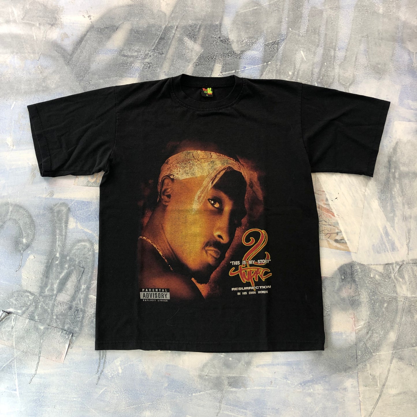 2pac Resurrection Two & Two T Shirt L