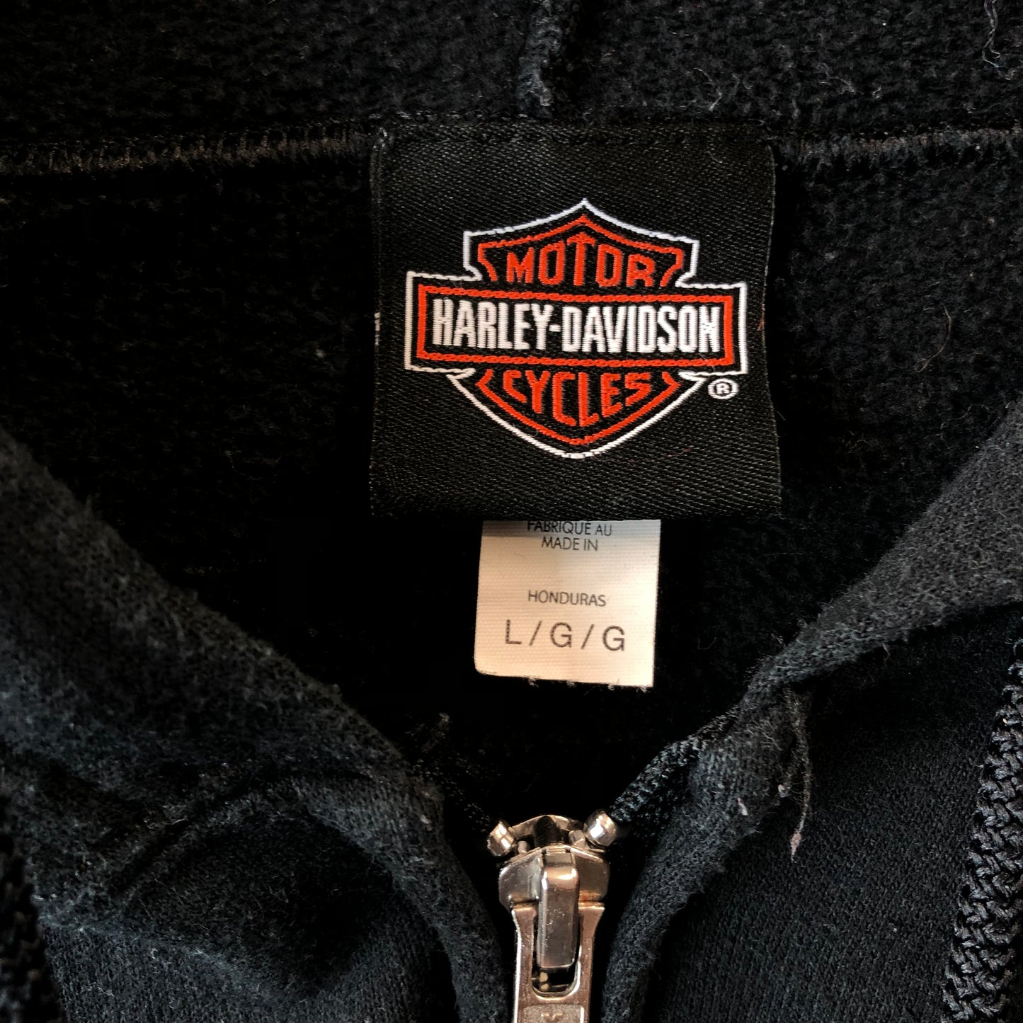 Harley Davidson Honolulu Hawaii Zip Hoodie Sweatshirt L