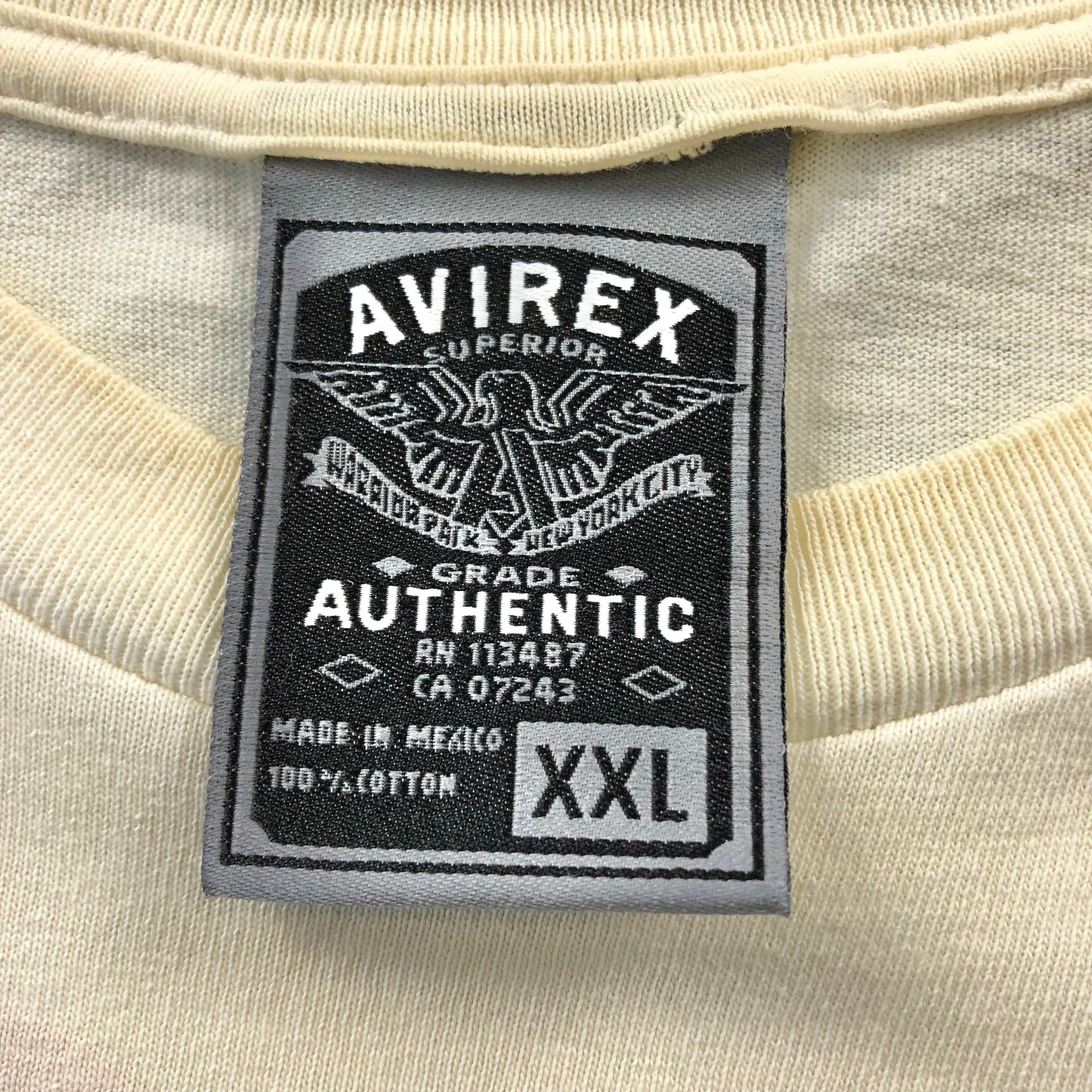 Vintage Avirex Authentic Soaring Eagle T Shirt XXL