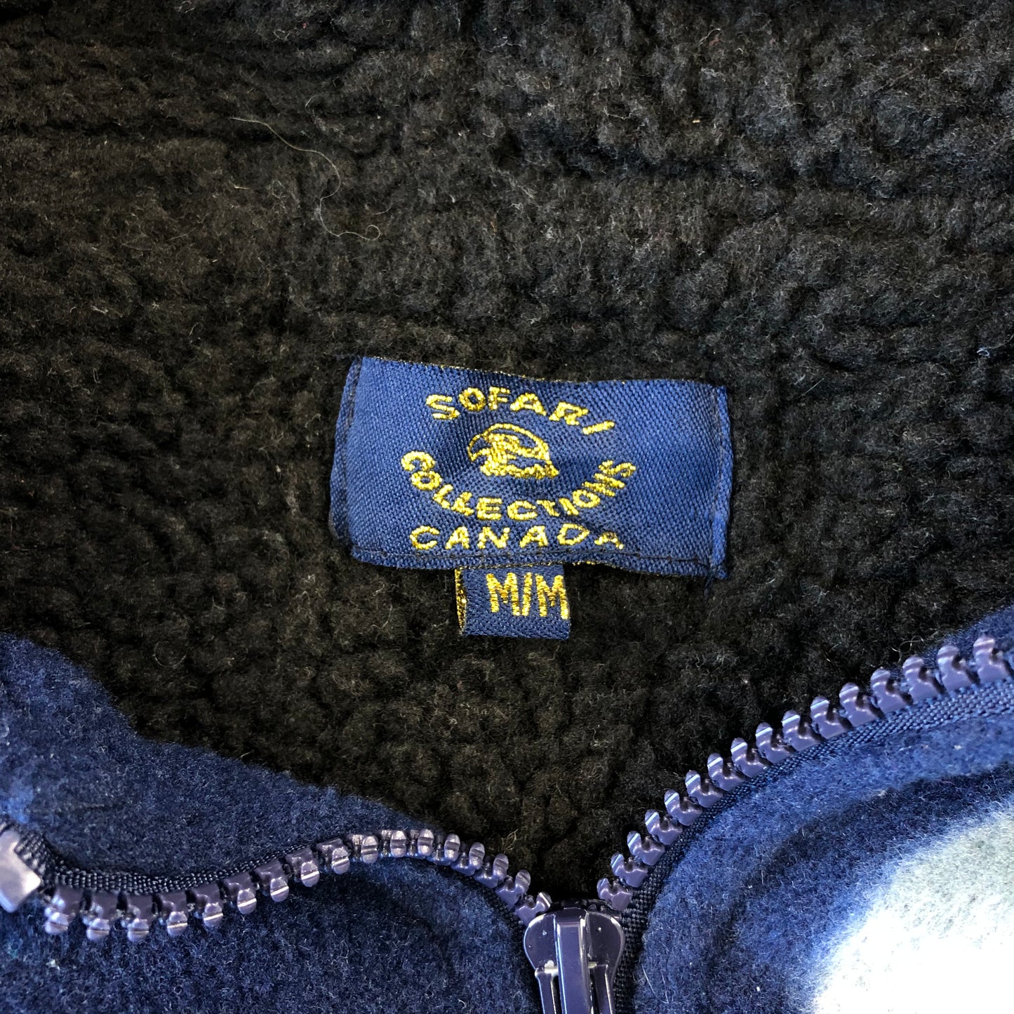 Sofari Collections Canada Wolf Pack Zip Sherpa Fleece M