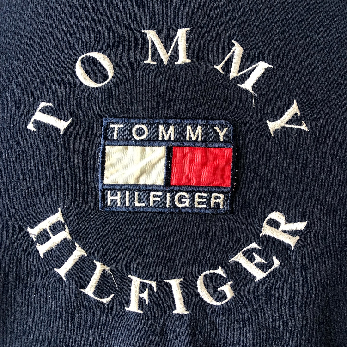 Vintage 90s Tommy Hilfiger Embroided Crewneck Sweatshirt XL