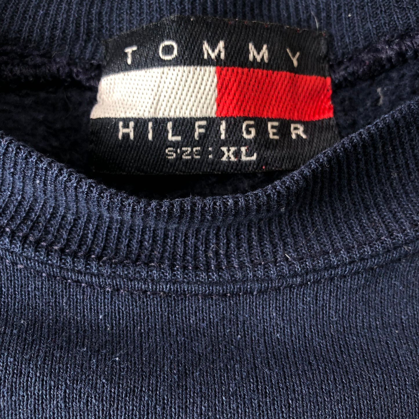 Vintage 90s Tommy Hilfiger Embroided Crewneck Sweatshirt XL