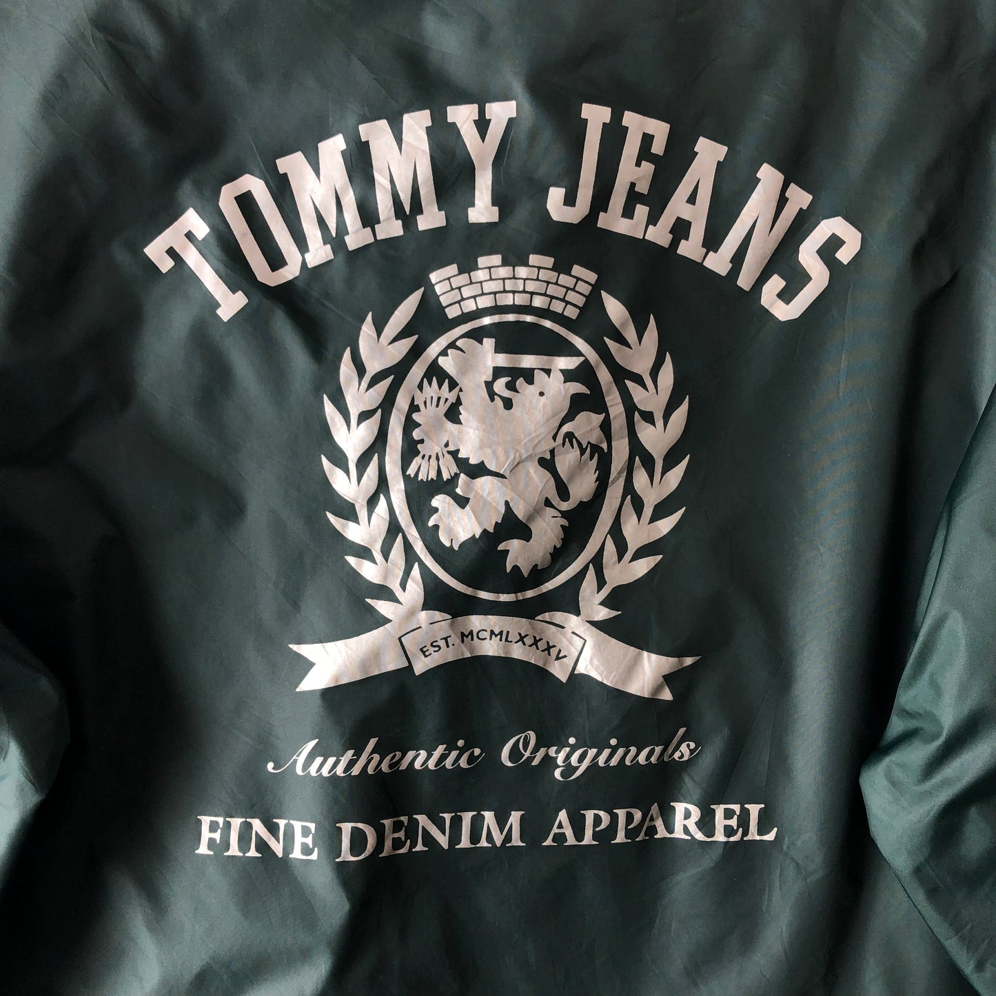 Vintage Tommy Jeans Blanket Lined Windbreaker Button Jacket M