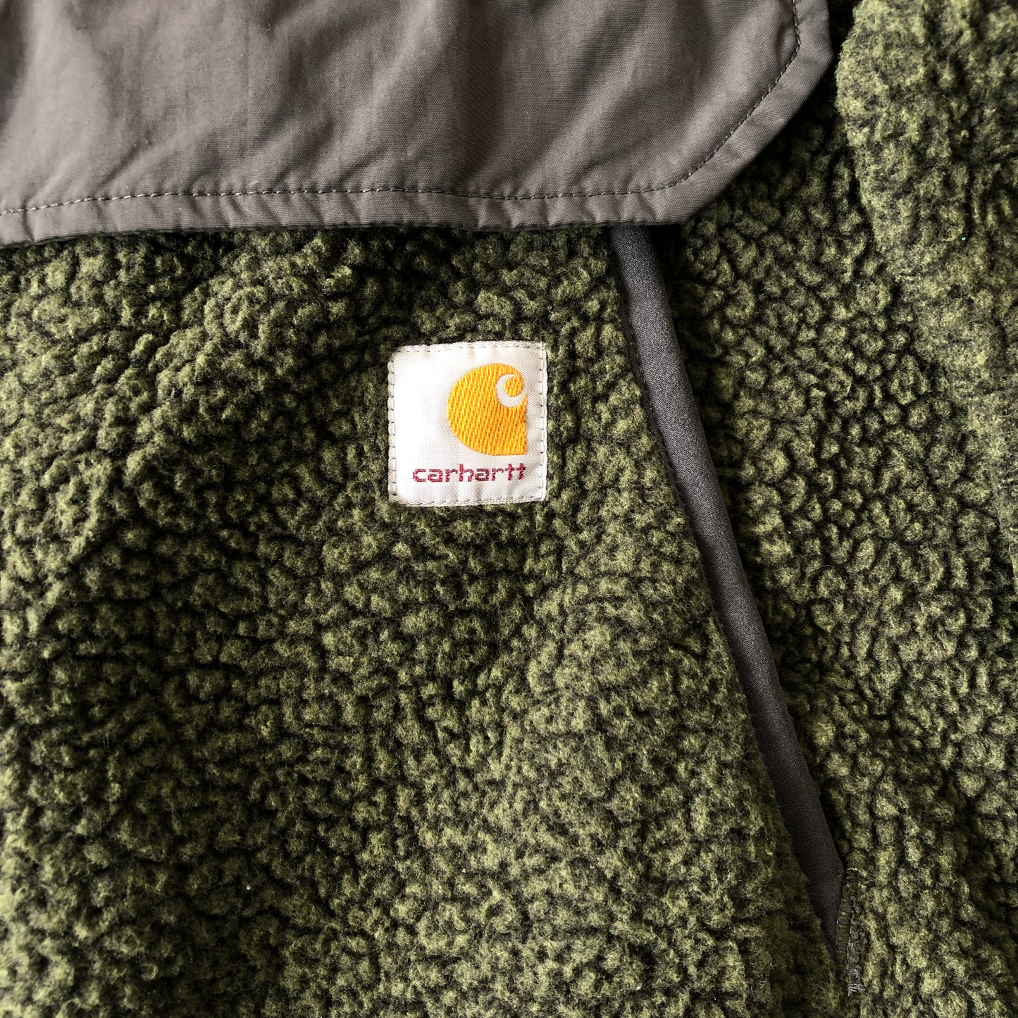 Carhartt 104991 Quarter Button Fleece Sweatshirt M