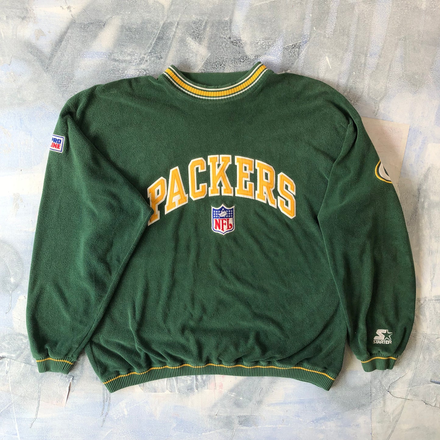 Vintage Starter Pro Line NFL Green Bay Packers Crewneck Sweatshirt XL