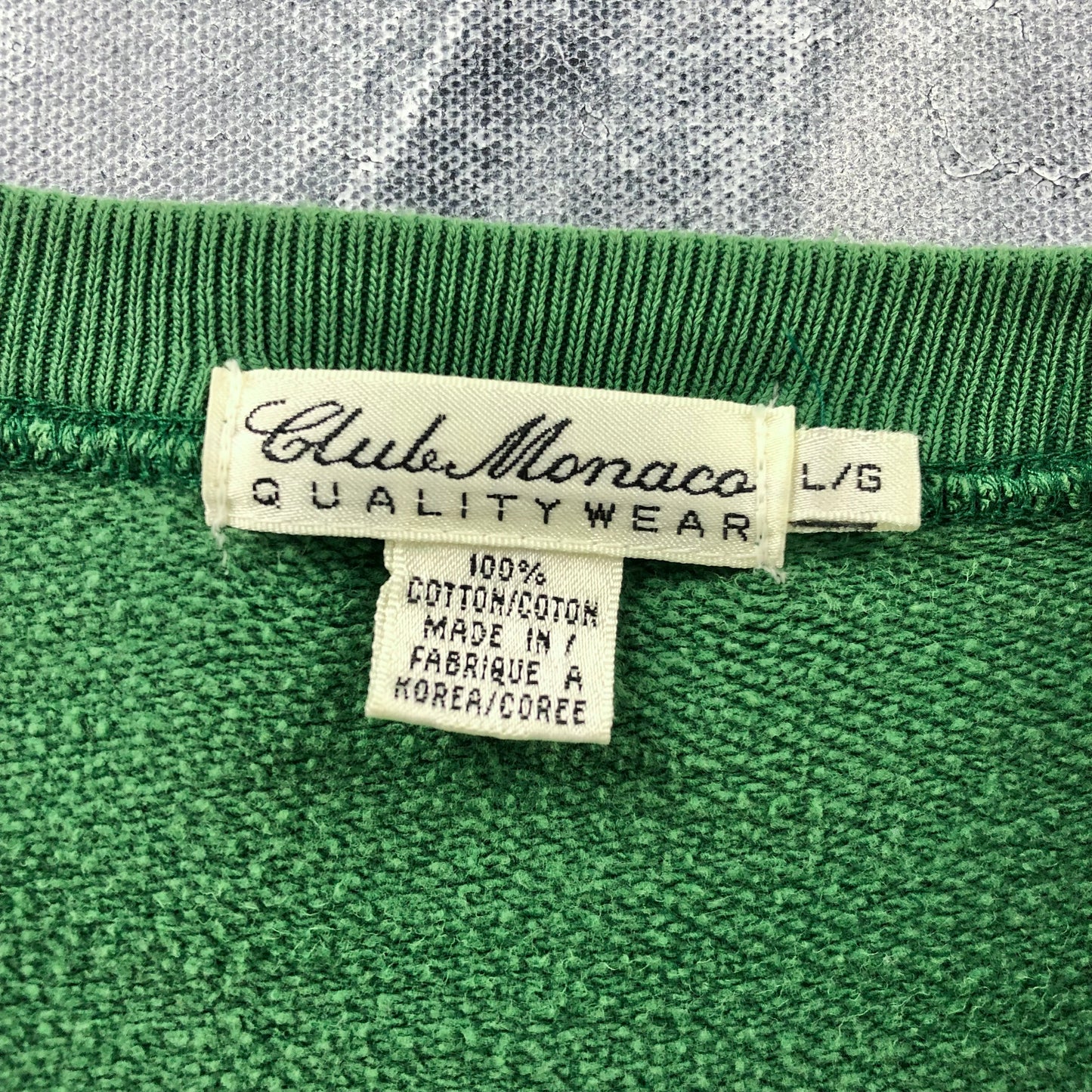 Vintage 90s Club Monaco Quality Wear Crewneck Sweatshirt L